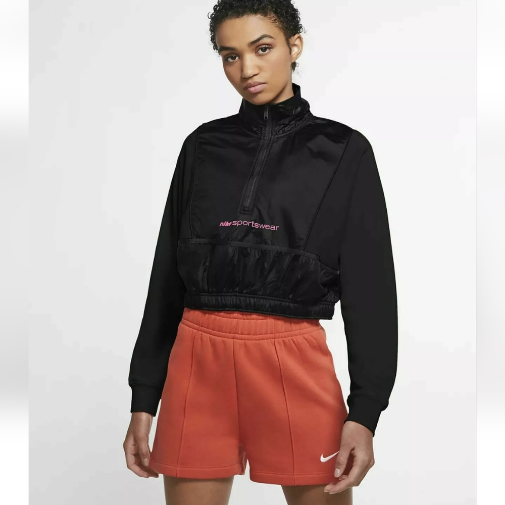 Nike Sportswear Quarter Zip Long Sleeve Sweatshirt - Picture 9 of 10